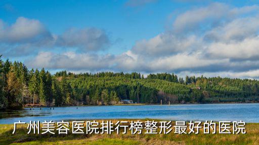 廣州美容醫院排行榜整形最好的醫院