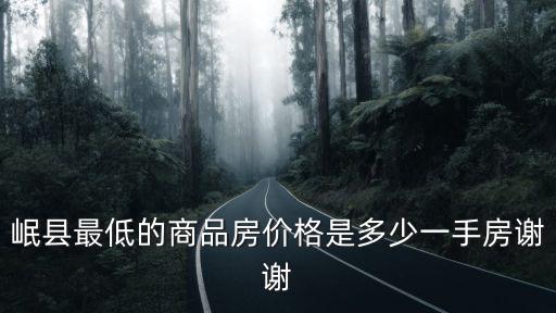 岷縣聚仁的房價走勢如何，岷縣最低的商品房價格是多少一手房謝謝