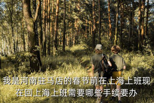 下載上海隨身辦app一網通，我是河南駐馬店的春節前在上海上班現在回上海上班需要哪些手續要辦