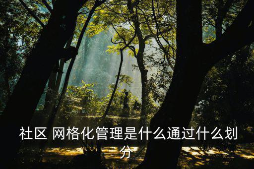社區(qū)網(wǎng)格化,四級管理網(wǎng)格for社區(qū)網(wǎng)格劃分為若干棟樓網(wǎng)格