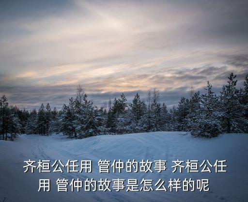  齊桓公任用 管仲的故事 齊桓公任用 管仲的故事是怎么樣的呢