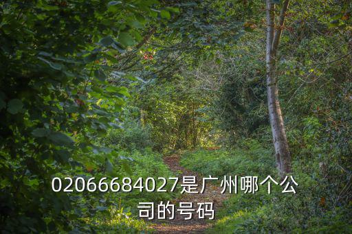 02066684027是廣州哪個公司的號碼