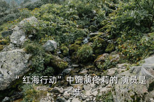 “ 紅海行動”中飾演佟莉的 演員是誰