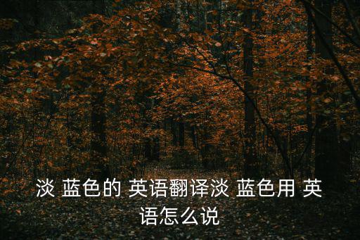 藍色英語怎么寫,武漢出現第一起疑似病例武漢公安局介入調查