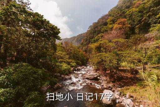 掃地小 日記17字