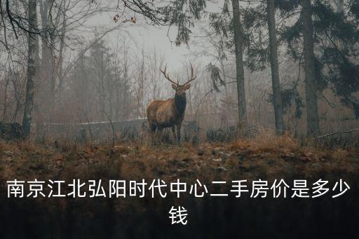 南京江北弘陽時代中心二手房價是多少錢