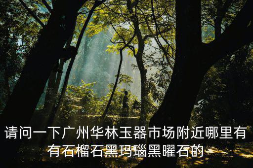 廣州廣州華林玉器街批發市場，廣州那里有玉器批發的市場
