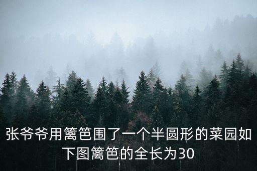 菜園竹籬笆圍欄圖片，奶奶利用一面墻一個竹籬笆圍成一個梯形的菜地如下圖竹籬