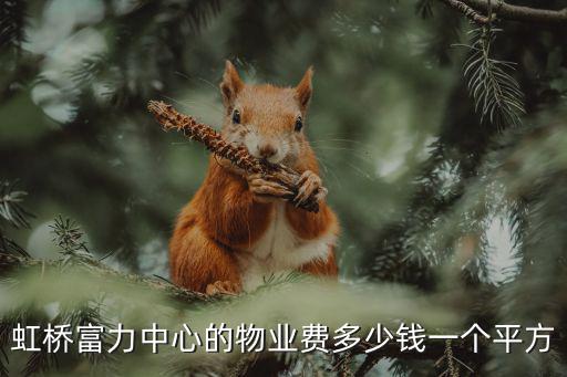 富力中心現(xiàn)在的房價如何，虹橋富力中心的物業(yè)費多少錢一個平方
