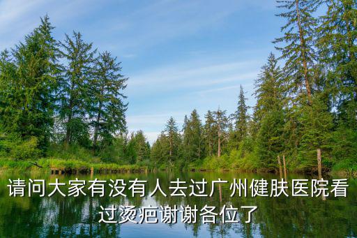 請問大家有沒有人去過廣州健膚醫(yī)院看過燙疤謝謝各位了