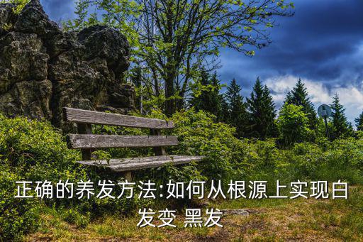 烏發黑發方法,堅持吃一段時間你會長出新黑發