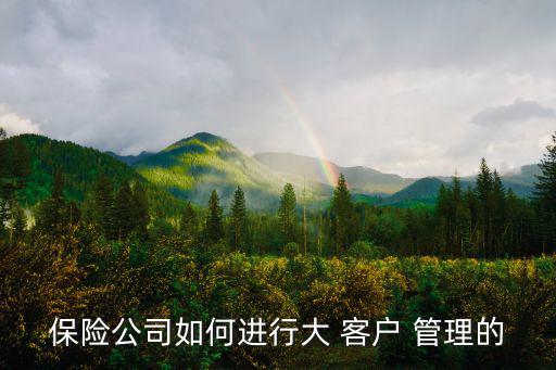 大客戶管理,平均大客戶管理目的:在管理有效控制