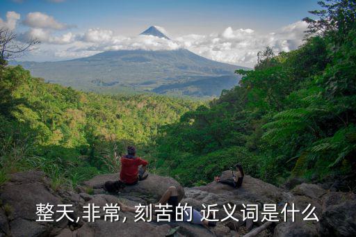刻苦的近義詞,非同尋常的一天成功的話語