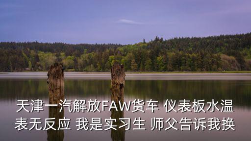 天津一汽解放FAW貨車 儀表板水溫表無反應 我是實習生 師父告訴我換