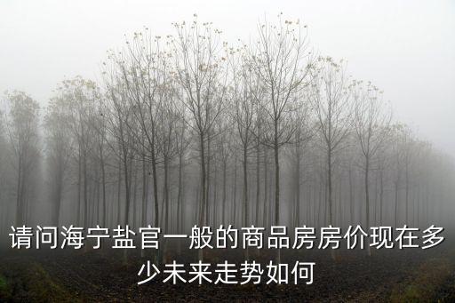 寧海房價未來走勢如何知乎，請問海寧鹽官一般的商品房房價現在多少未來走勢如何