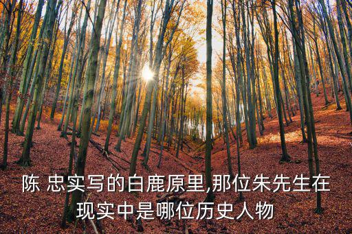 陳忠實簡介,【白鹿原》第一集:作家陳忠實的傳記小說