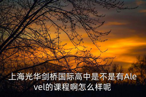 上海光華劍橋國際高中地址，誰知道上海光華劍橋國際高中的復旦附中校區和控江校區有什么區別呢