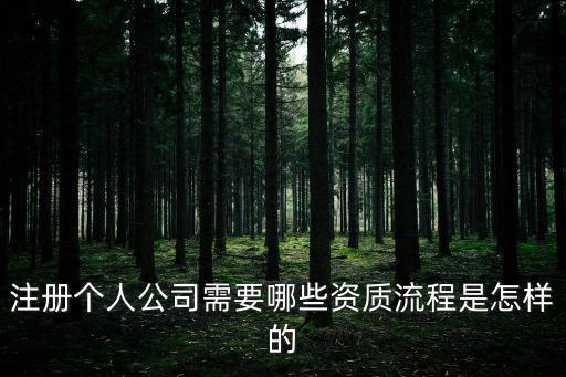 企業辦理資質流程，資質怎樣辦理