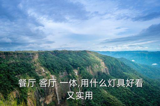  餐廳 客廳 一體,用什么燈具好看又實用