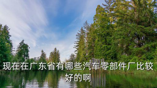 廣州中新汽車部件有限公司，廣州有那些比較大型的汽車配件企業