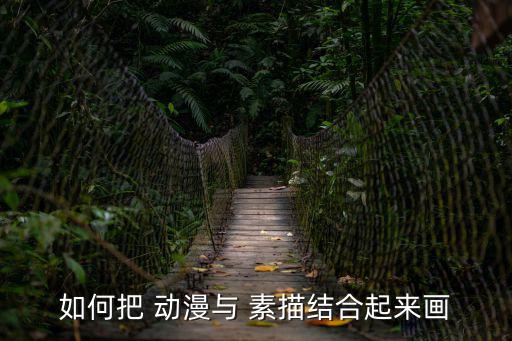 素描動漫,漫畫和素描是學習的重要途徑