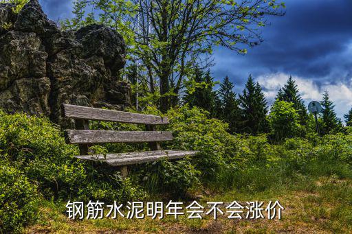鋼筋水泥明年會不會漲價