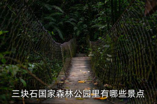 三塊石國(guó)家森林公園里有哪些景點(diǎn)