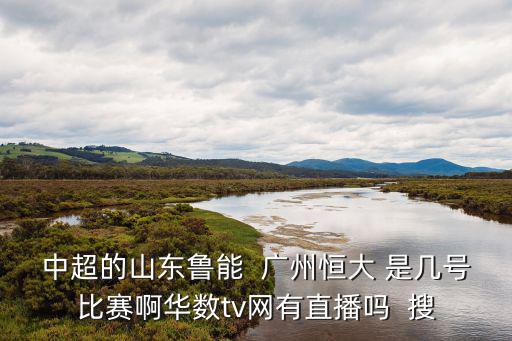 中超的山東魯能  廣州恒大 是幾號(hào)比賽啊華數(shù)tv網(wǎng)有直播嗎  搜