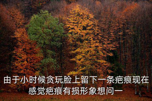 由于小時候貪玩臉上留下一條疤痕現在感覺疤痕有損形象想問一