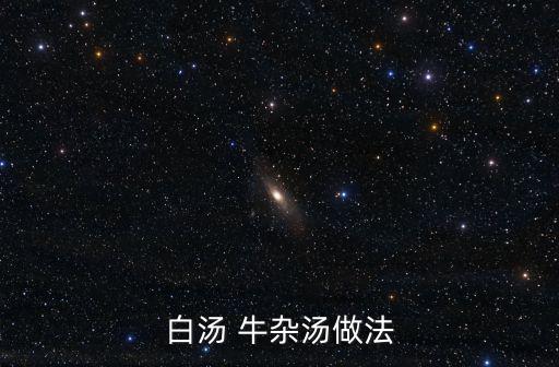 牛雜湯的做法,牛雜湯的做法