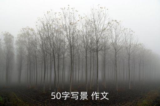 50字寫景 作文