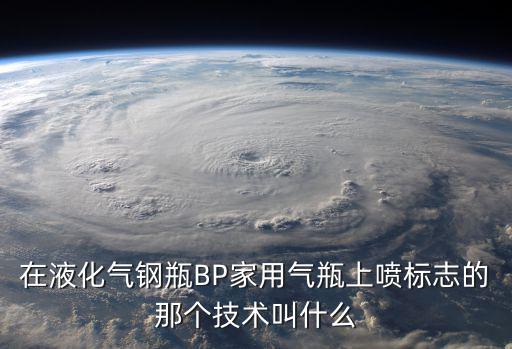 天津市氣瓶條碼標識技術規范，在液化氣鋼瓶BP家用氣瓶上噴標志的那個技術叫什么