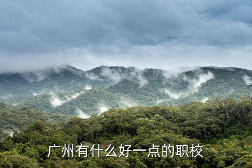 廣州有什么好一點的職校