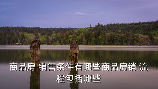 商品房 銷售條件有哪些商品房銷 流程包括哪些