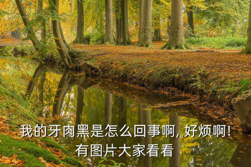 我的牙肉黑是怎么回事啊, 好煩啊!有圖片大家看看
