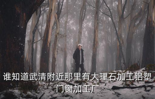 誰知道武清附近那里有大理石加工鋁塑門窗加工廠