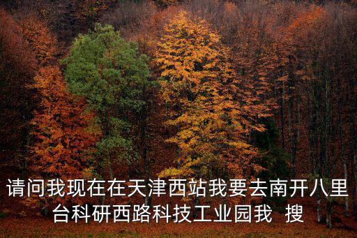 天津市南開區工業園的正門，請問天津南開區天津大學附近有沒有工業園區