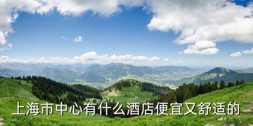 上海市中心有什么酒店便宜又舒適的