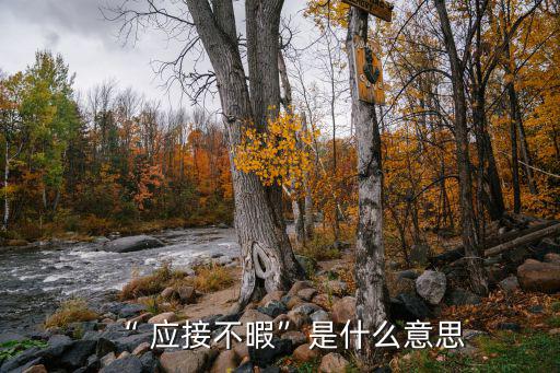 應接不暇是什么意思