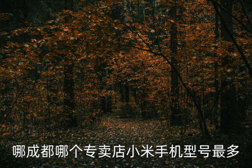 成都市有小米嗎，哪成都哪個專賣店小米手機型號最多