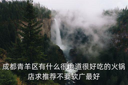 成都青羊區有什么很地道很好吃的火鍋店求推薦不要軟廣最好