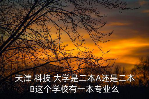 天津科技大學是幾本,天津科技大學原名天津由中央和地方共建