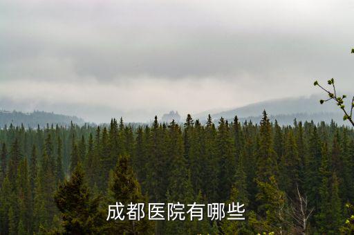 成都醫(yī)院有哪些