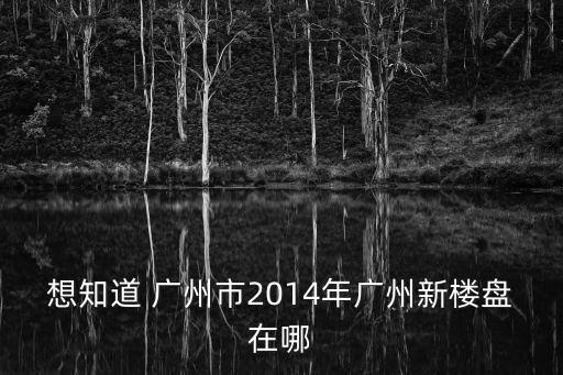 廣州市新樓盤開盤白云，想知道 廣州市2014年廣州新樓盤在哪