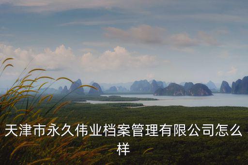 天津市永久偉業檔案管理，天津市永久偉業檔案管理有限公司怎么樣