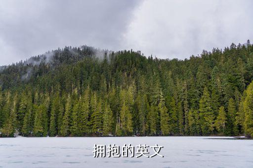  擁抱的英文