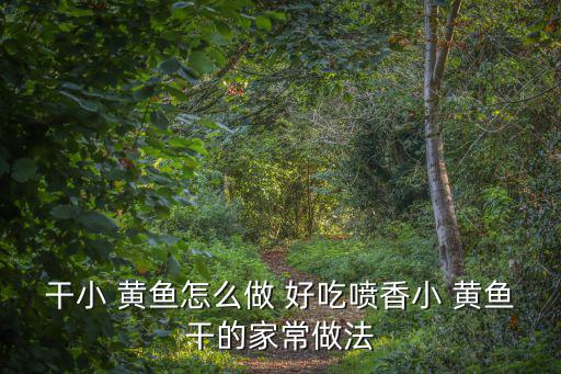 干小 黃魚(yú)怎么做 好吃噴香小 黃魚(yú)干的家常做法
