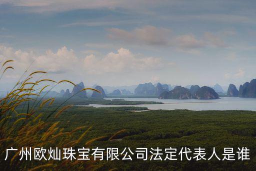 廣州歐燦珠寶有限公司法定代表人是誰