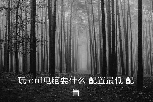 dnf配置,新加坡玩家怎么玩?