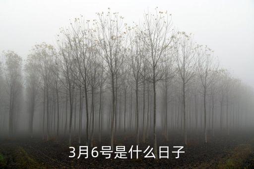 廣州 新增 3月6日，3月6號是什么日子